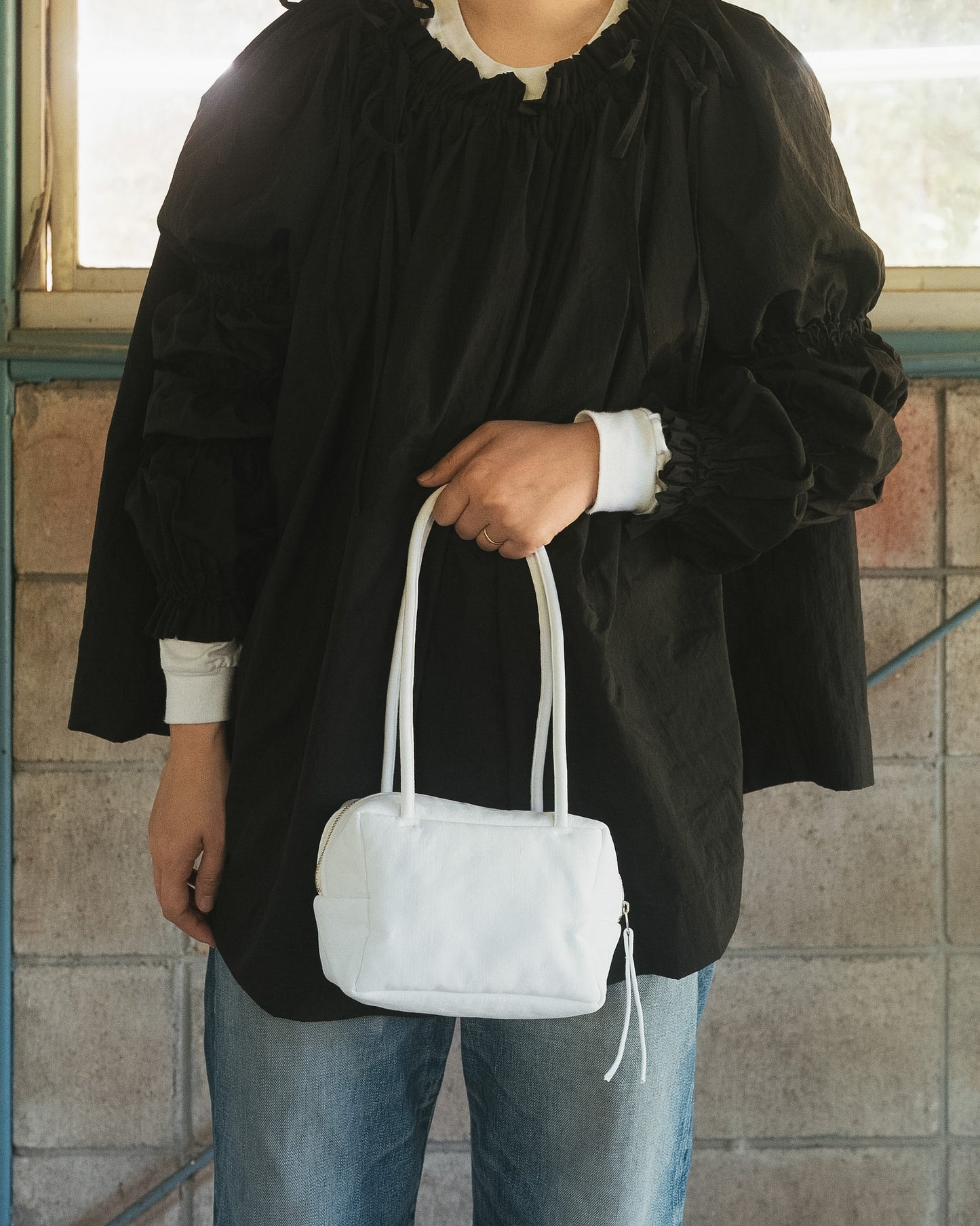 【tsukuroite】landscape box bag S