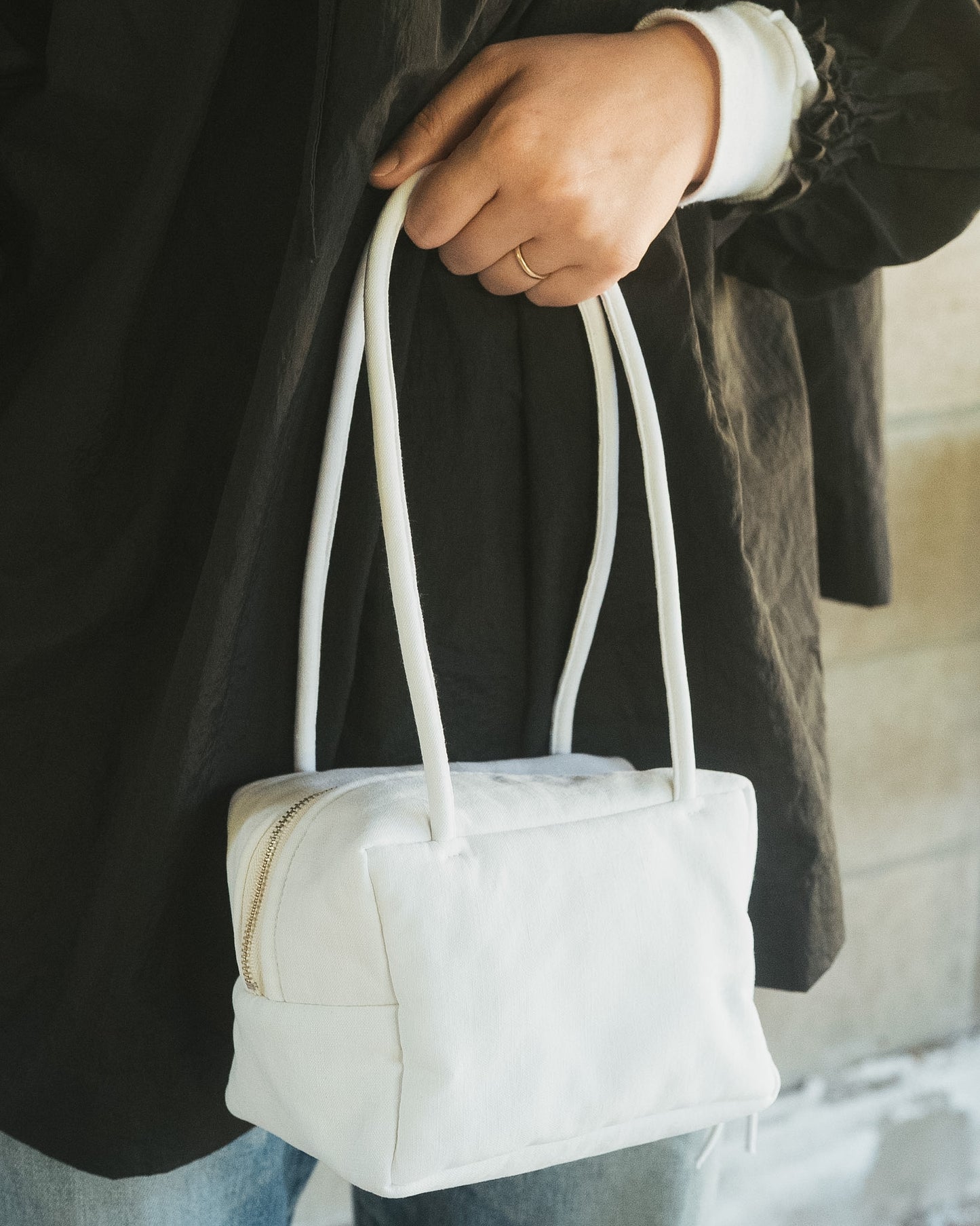 【tsukuroite】 box bag S