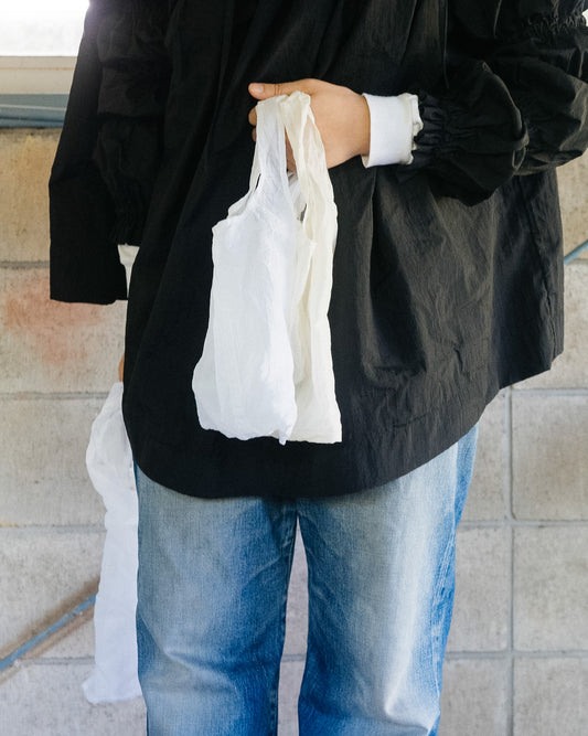 【tsukuroite】cotton organdy tote(mini)