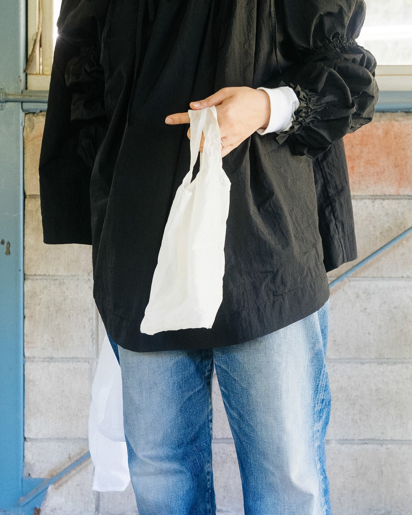 【tsukuroite】cotton organdy tote(mini)