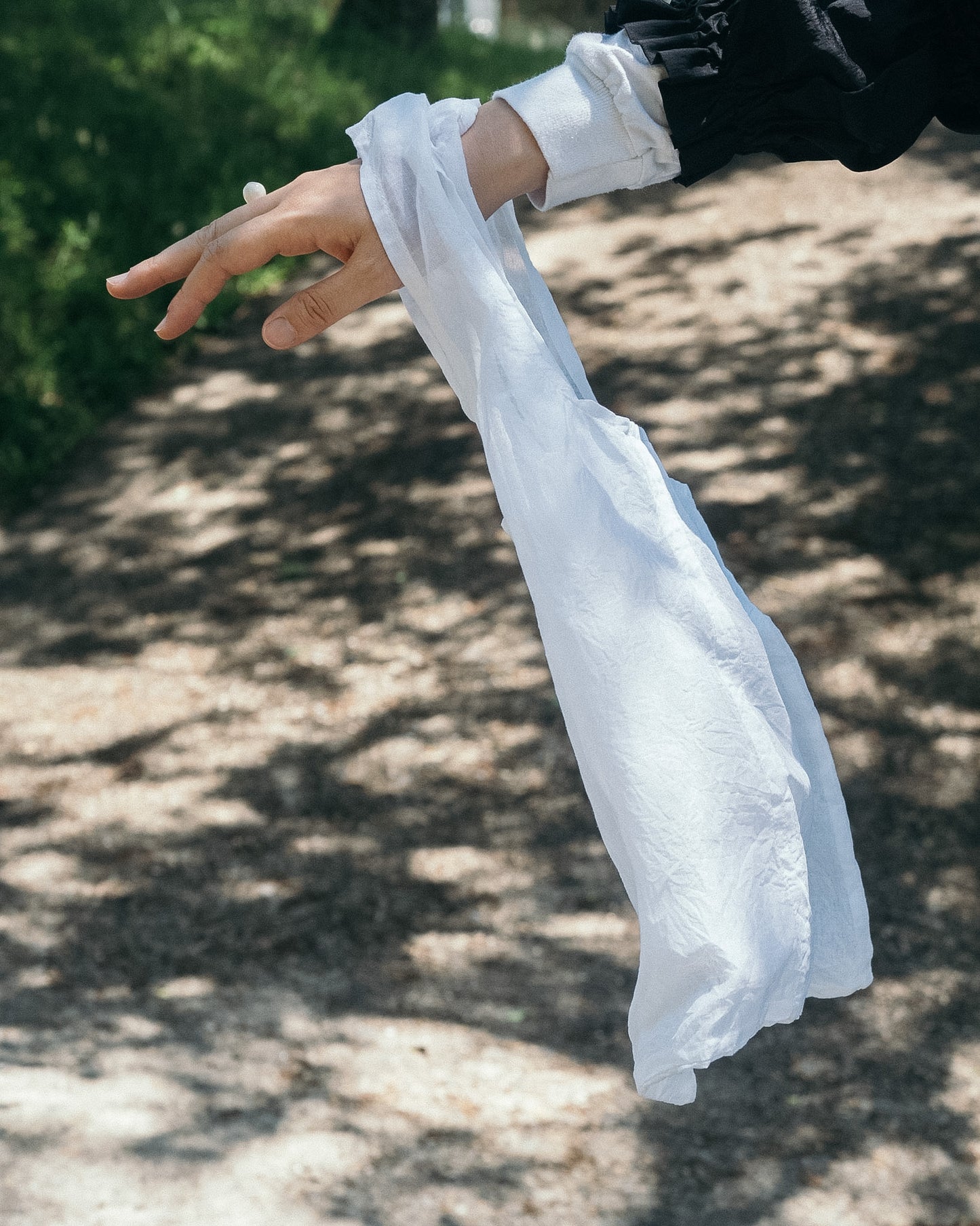 【tsukuroite】cotton organdy tote Lsize