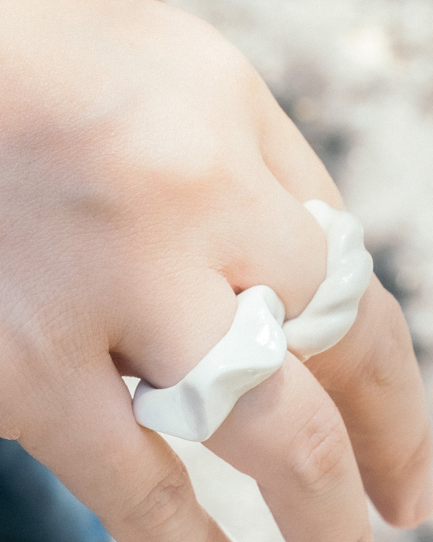 【KÄSI】rope ring gray