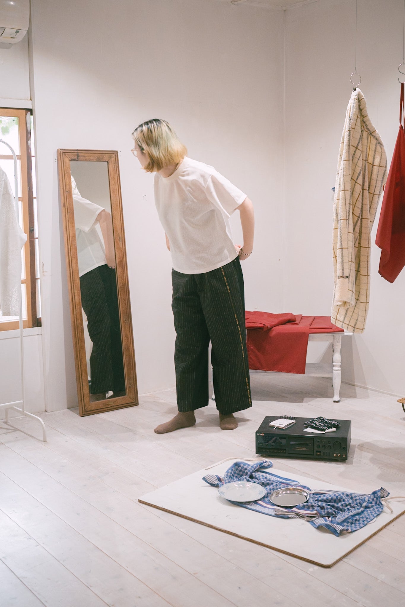 Curtain tee - short sleeve / Size1