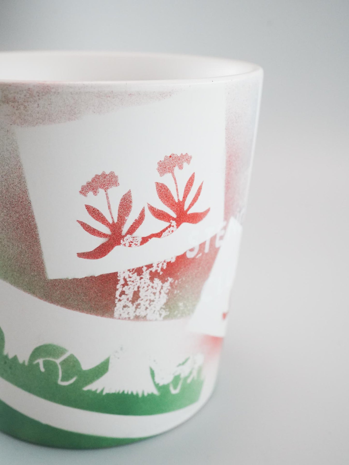 【よしいちひろ】STENCIL POT　M