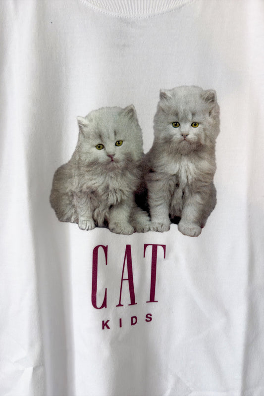 【AKISHIKA DESIGN】 CAT KIDS [PERSIAN] T-SHIRTS