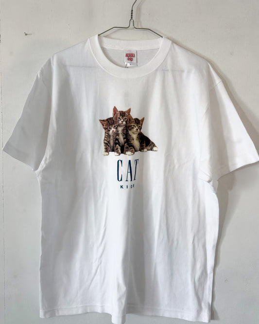 【AKISHIKA DESIGN】 CAT KIDS T-SHIRTS