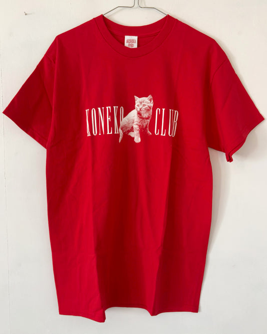 【AKISHIKA DESIGN】 KNK CLUB T-SHIRTS [RED]